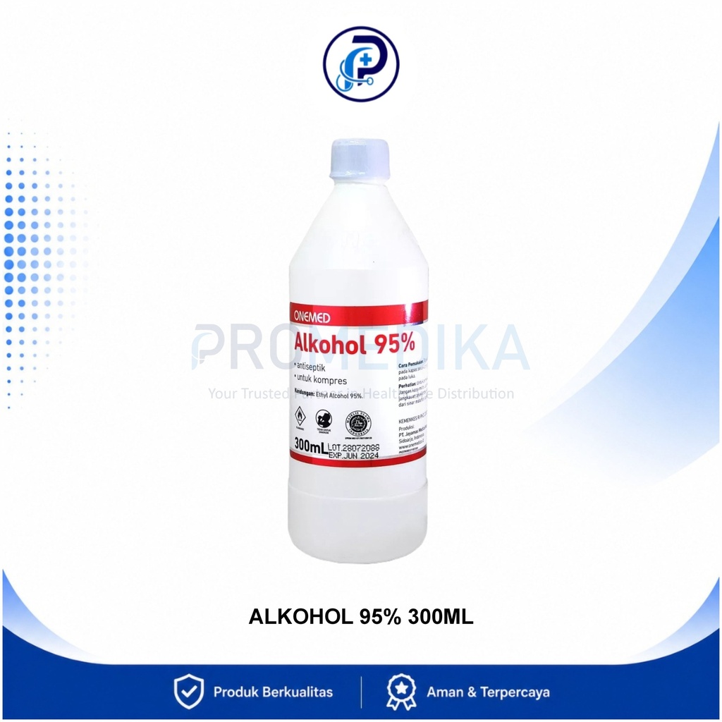 Onemed Alkohol 95 Persen 300ml 300cc