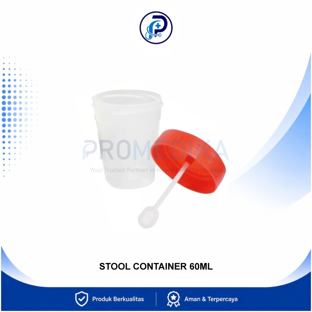 Stool Container 60ml OneMed