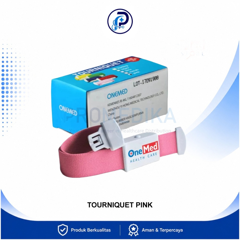Tourniquet OneMed Warna Pink