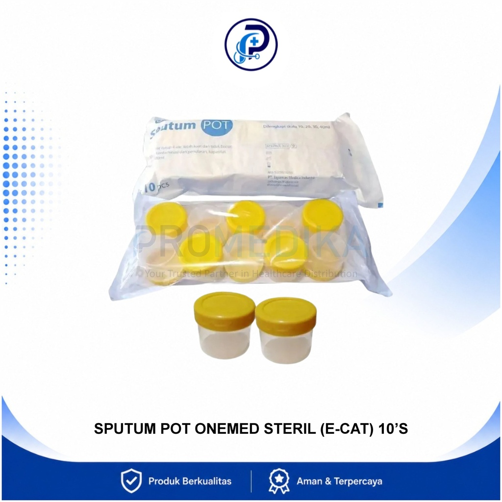 Sputum Pot Steril OneMed Pak Isi 10pcs
