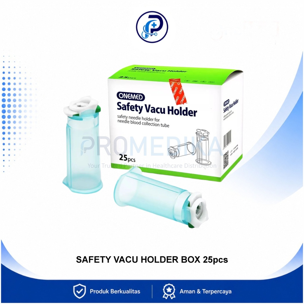 Safety Vacu Holder OneMed Box Isi 25 pcs