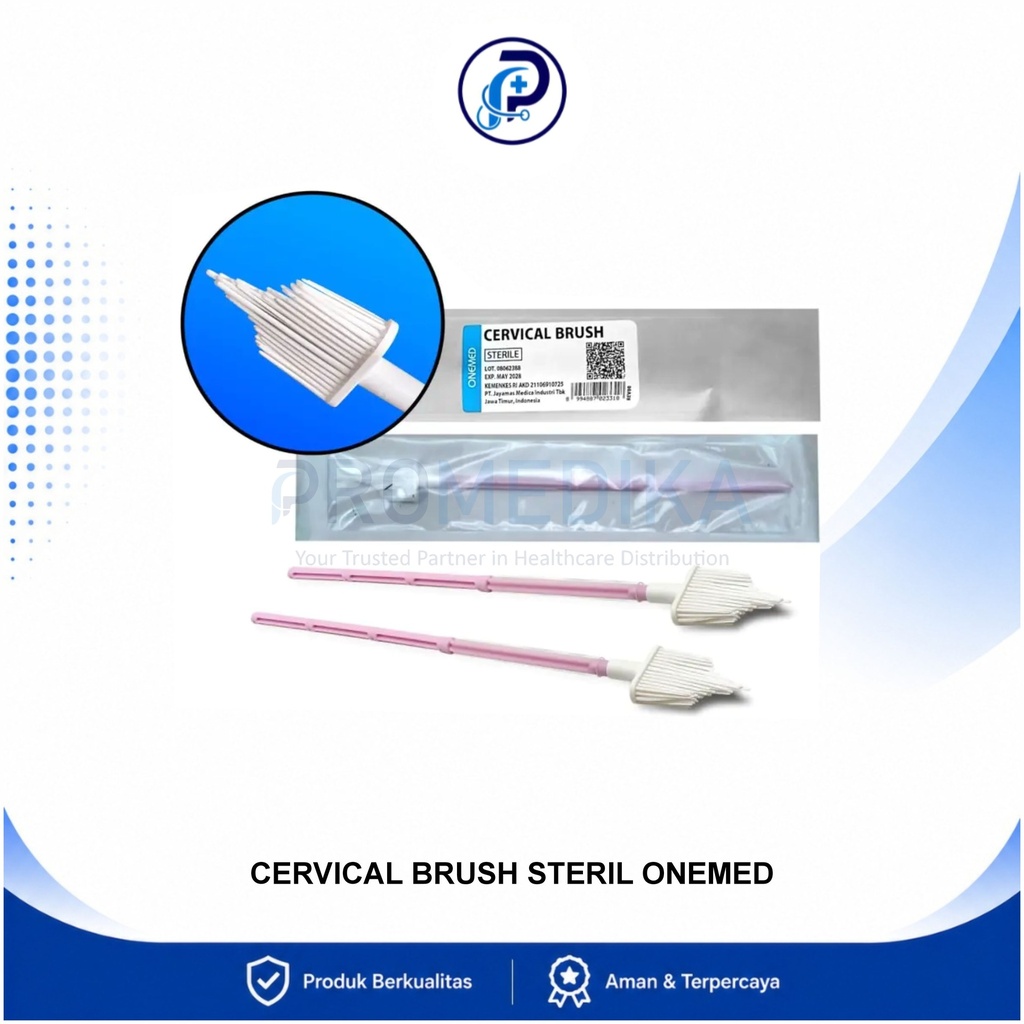 Cervical Brush Sterile OneMed pcs