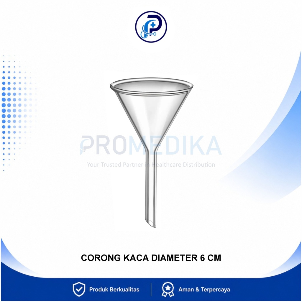 OneMed Corong Kaca Diameter 6 cm Funnel Glass