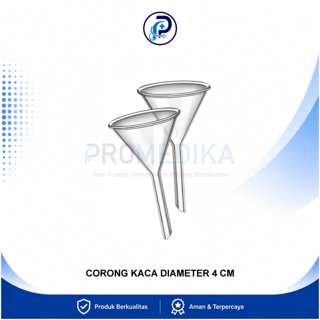 OneMed Corong Kaca Diameter 4 cm Funnel Glass