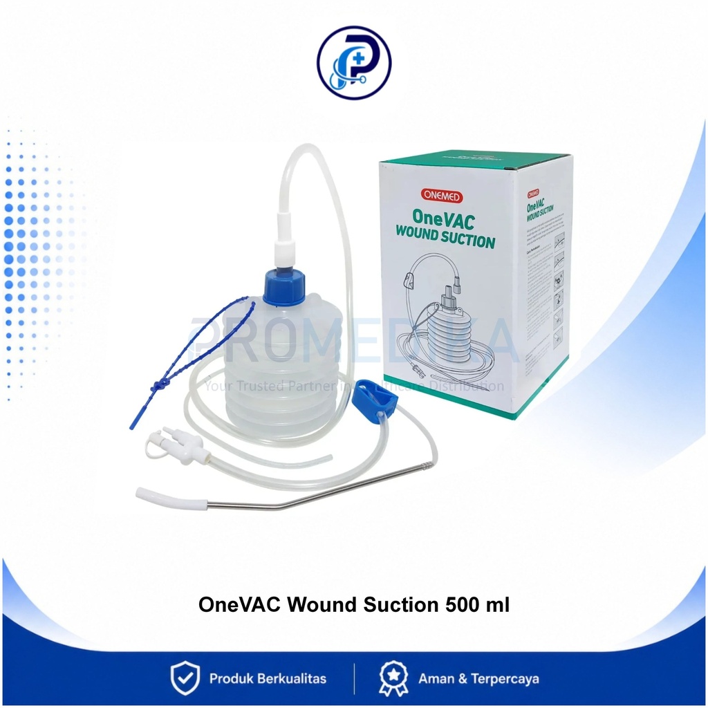 OneMed OneVac Wound Suction 500 ml Alat Penghisap Cairan Luka Rawat Luka