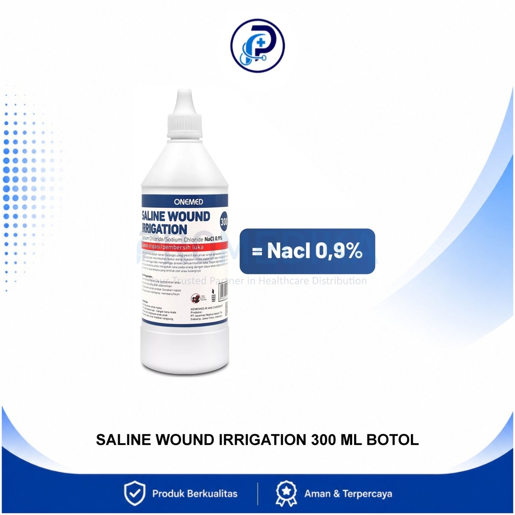 OneMed Saline Wound Irrigation Semprot 300 ml NaCl 0.9% Cuci Luka