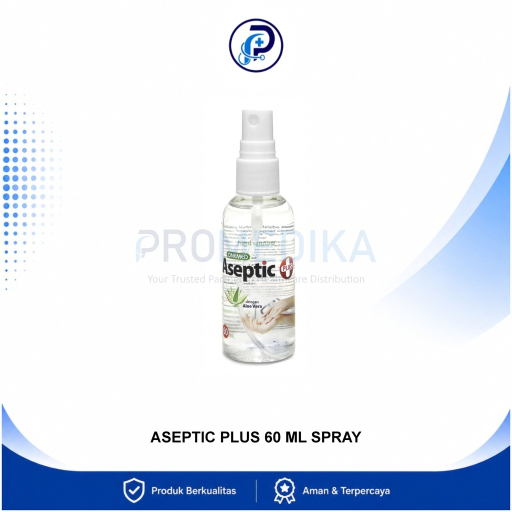 Aseptic Plus Spray Hand Sanitizer 60 ml OneMed