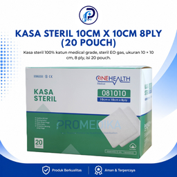 [OH-BMHP-00054] KASA STERIL 10CM X 10CM 8PLY (20 POUCH)
