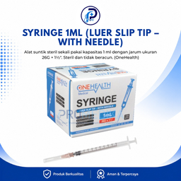 [OH-BMHP-00089] SYRINGE 1ML (LUER SLIP TIP – WITH NEEDLE)