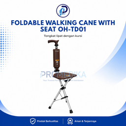 [OH-DPM-00058] Foldable Walking Cane with Seat OH-TD01