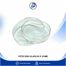 [OM-DPM-00001] Cawan Petri Dish 90 x 18 mm Borosilicate Glass