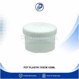 [OM-BMHP-00014] Pot Plastik Putih OneMed 7 x 5 cm 120 ml pcs