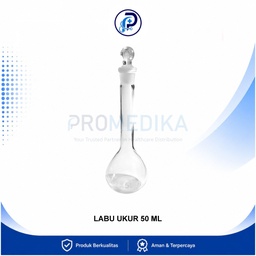 [OM-DPM-00006] OneMed Labu Ukur Kaca Laboratorium Volumetric Flask 50 ml