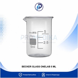 [OM-DPM-00014] OneMed Beaker Glass 5 ml Gelas Piala