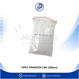 [OM-DPM-00015] Pipet Transfer Plastik 5 ml Bag Isi 250 pcs
