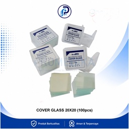 [OM-DPM-00017] Cover Glass OneLab Box Isi 100pcs Ukuran 20 x 20