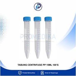 [OM-DPM-00021] Tabung Centrifuge Tube PP 15ml OneMed Bag Isi 100pcs