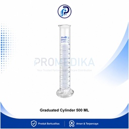 [OM-DPM-00023] OneMed Gelas Ukur Kaca Laboratorium Graduated Cylinder 500 ml