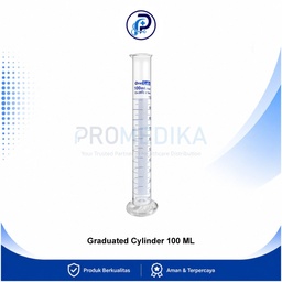 [OM-DPM-00024] OneMed Gelas Ukur Kaca Laboratorium Graduated Cylinder 100 ml