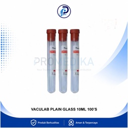 [OM-BMHP-00028] Tabung Darah VacuLab Plain 10ml 10cc OneLab OneMed