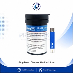 [OM-BMHP-00029] Strip Gluco M Premium Box Isi 25 Strip No Code