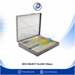 [OM-DPM-00035] Box Object Glass Grey Isi 100 OneMed