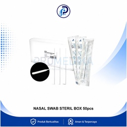 [OM-BMHP-00031] Nasal Swab Steril Flocked Swab Naso OneMed Box Isi 50 pcs