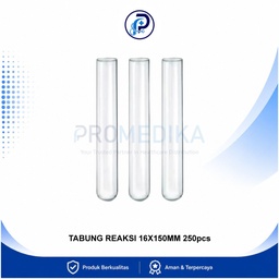 [OM-DPM-00037] Tabung Reaksi Test Tube 16x150mm OneMed Box Isi 250 pcs