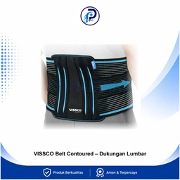 [VISSCO-DPM-00001] Vissco Pro Lumboset Advance Belt Contoured Black Support Lumbar