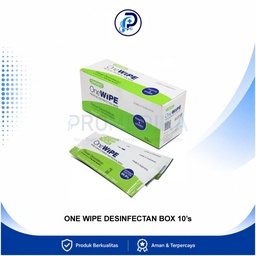 [OM-BMHP-00052] One Wipe Box Isi 10 pcs Tissue Desinfektan OneMed